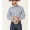 Roper Men's Stripe Long Sleeve Snap Western Shirt Blue 1 Roper Men's Stripe Long Sleeve Snap Western Shirt Blue -Roper Shop 2000348604 400 P1