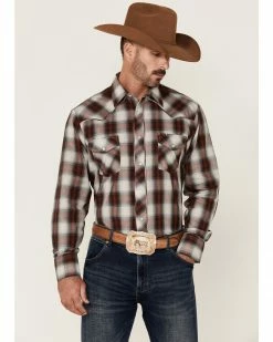 Roper Men's Multi Plaid Embroidered Horse Long Sleeve Snap Western Shirt Maroon 11 Roper Men's Multi Plaid Embroidered Horse Long Sleeve Snap Western Shirt Maroon -Roper Shop 2000349684 642 P1 1