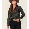 Roper Women's Black Geo Print Long Sleeve Western Shirt 1 Roper Women's Black Geo Print Long Sleeve Western Shirt -Roper Shop 2000352236 001 P1
