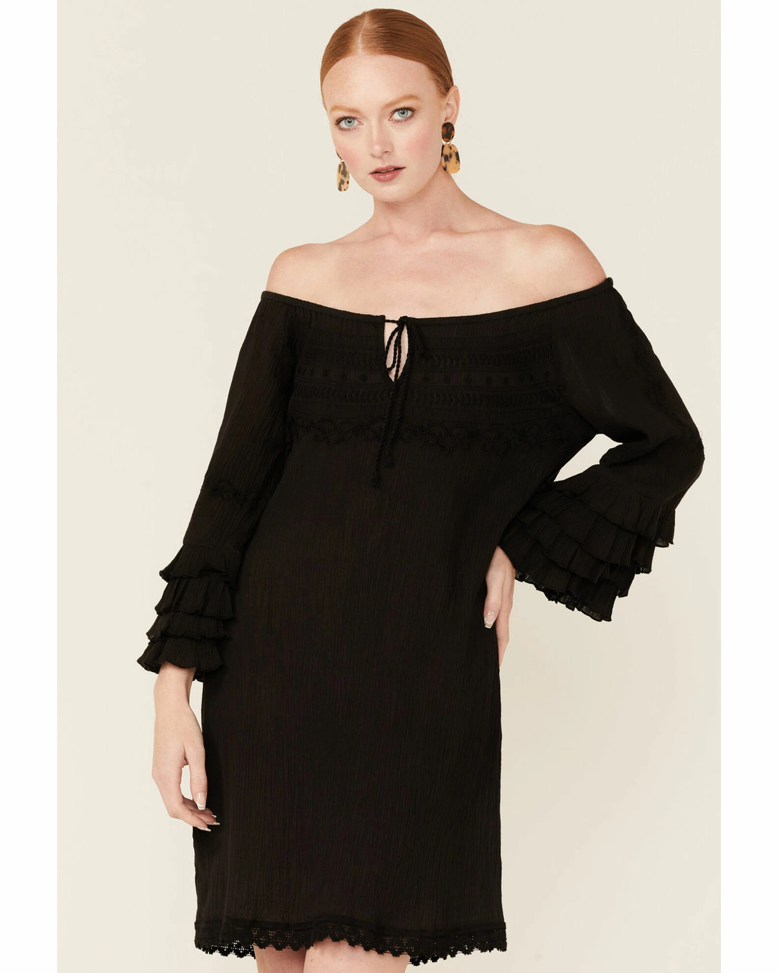 Roper Women's Ruffle Sleeve Dress 3 Roper Women's Ruffle Sleeve Dress