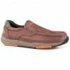 Roper Men's Ulysses Leather Shoe - Moc Toe Brown 2 Roper Men's Ulysses Leather Shoe - Moc Toe Brown -Roper Shop 2000354376 200 P1