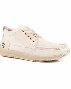 Roper Men's Clearcut II Lace-Up Chukka Boot - Moc Toe Tan