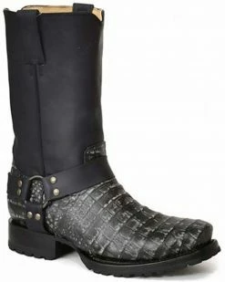 Roper Men's Biker Lug Western Boots - Square Toe