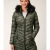 Roper Women's Camo Puffer Hooded Jacket Camouflage 2 Roper Women's Camo Puffer Hooded Jacket Camouflage -Roper Shop 2000360010 340 P1