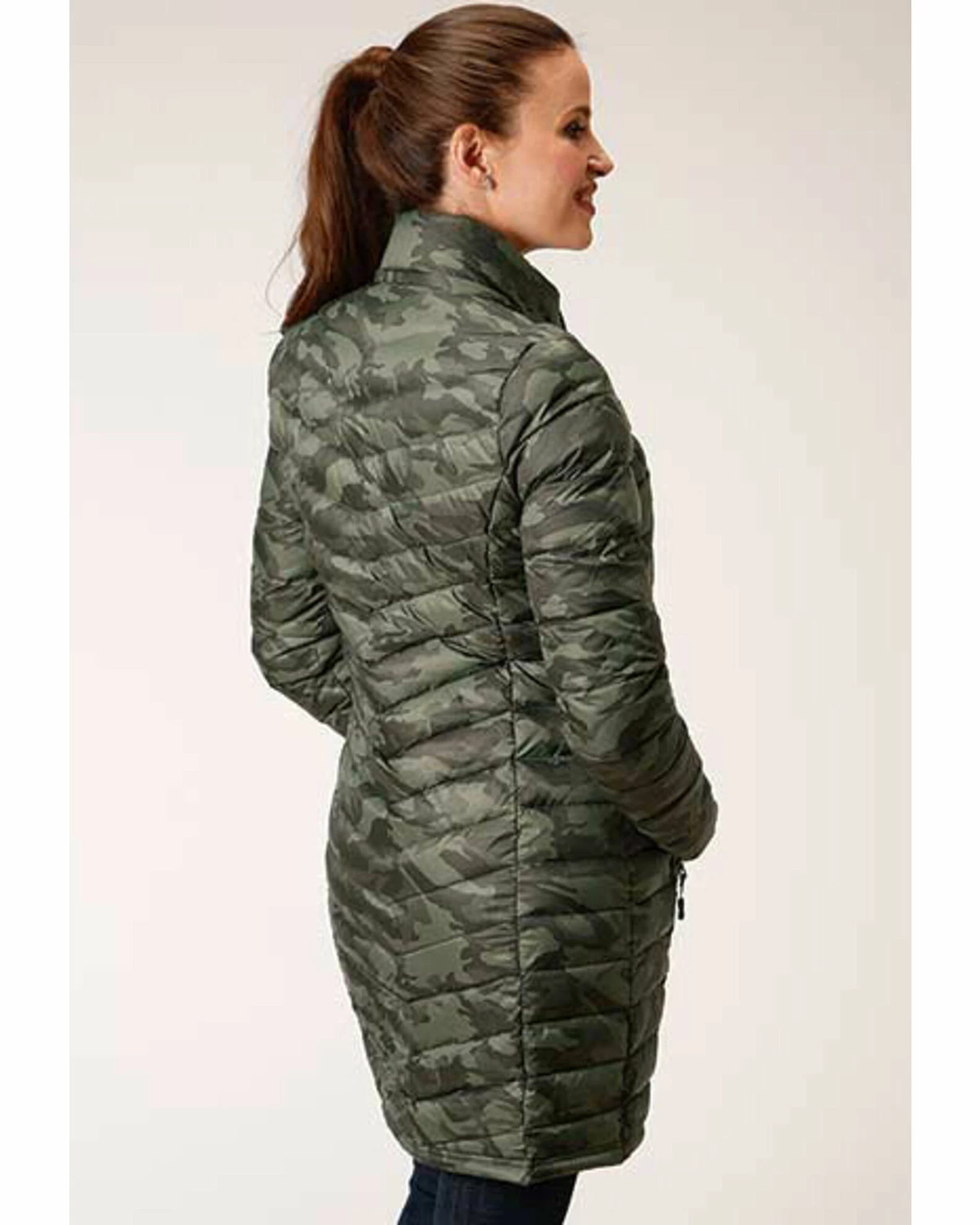 Roper Women's Camo Puffer Hooded Jacket Camouflage 4 Roper Women's Camo Puffer Hooded Jacket Camouflage - Image 2