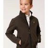 Roper Boys' Brown Softshell Jacket 2 Roper Boys' Brown Softshell Jacket -Roper Shop 2000360019 200 P1