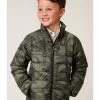 Roper Boys' Lightweight Quilted Camo Puffer Jacket Camouflage -Roper Shop 2000360023 340 P1