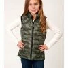 Roper Girls' Lightweight Quilted Camo Puffer Vest Camouflage 1 Roper Girls' Lightweight Quilted Camo Puffer Vest Camouflage -Roper Shop 2000360026 340 P1
