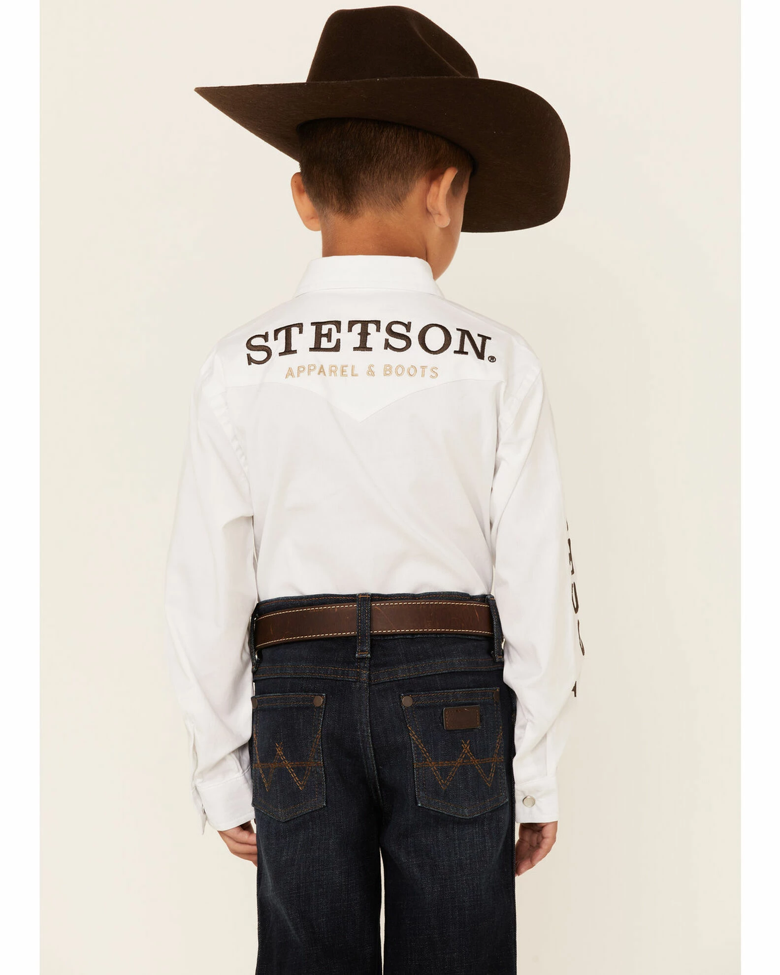 Roper Boys' Logo Long Sleeve Snap Front Western Shirt 5 Roper Boys' Logo Long Sleeve Snap Front Western Shirt - Image 3