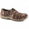 Roper Men's Chillin Southwestern Print Lace-Up Casual Chukka Shoes - Moc Toe  Brown -Roper Shop 2000362452 200 P1