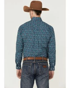 Roper Men's Amarillo Paisley Print Long Sleeve Button-Down Western Shirt Multi 10 Roper Men's Amarillo Paisley Print Long Sleeve Button-Down Western Shirt Multi -Roper Shop 2000362606 300 P4