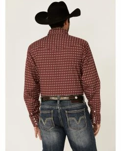 Roper Men's Red Southwestern Geo Print Long Sleeve Snap Western Shirt 10 Roper Men's Red Southwestern Geo Print Long Sleeve Snap Western Shirt -Roper Shop 2000362618 600 P4