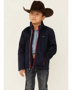 Roper Boys' Navy Fleece Jacket