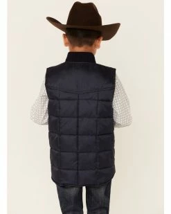Roper Boys' Navy Quilted Vest 10 Roper Boys' Navy Quilted Vest -Roper Shop 2000366694 410 P4