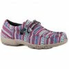 Roper Women's Chillin' Southwestern Print Casual Shoes - Moc Toe Blue 2 Roper Women's Chillin' Southwestern Print Casual Shoes - Moc Toe Blue -Roper Shop 2000368102 400 P1