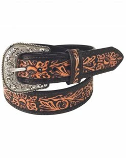 Roper Men's Floral Tooled Belt