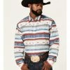 Roper Men's Arrow Horizontal Southwestern Print Long Sleeve Snap Western Shirt 1 Roper Men's Arrow Horizontal Southwestern Print Long Sleeve Snap Western Shirt -Roper Shop 2000370633 900 P1