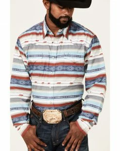 Roper Men's Arrow Horizontal Southwestern Print Long Sleeve Snap Western Shirt 8 Roper Men's Arrow Horizontal Southwestern Print Long Sleeve Snap Western Shirt -Roper Shop 2000370633 900 P3