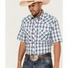 Roper Men's Classic Large Plaid Short Sleeve Snap Western Shirt  -Roper Shop 2000370647 400 P1