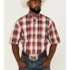 Roper Men's Liberty Bell Large Apple Plaid Short Sleeve Button-Down Western Shirt Red 2 Roper Men's Liberty Bell Large Apple Plaid Short Sleeve Button-Down Western Shirt Red -Roper Shop 2000370652 600 P1