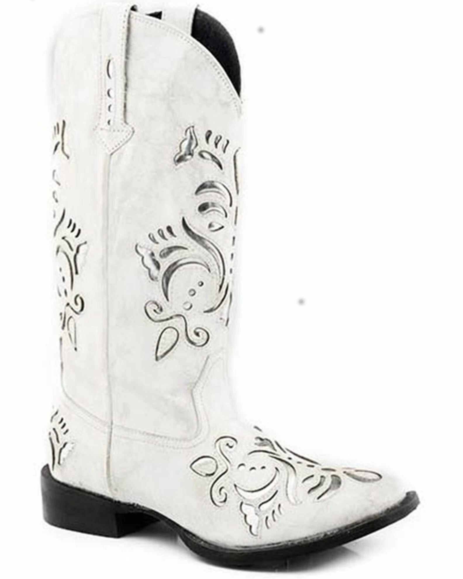 Roper Women's Belle Underlay Fashion Western Boots - Wide Square Toe 3 Roper Women's Belle Underlay Fashion Western Boots - Wide Square Toe