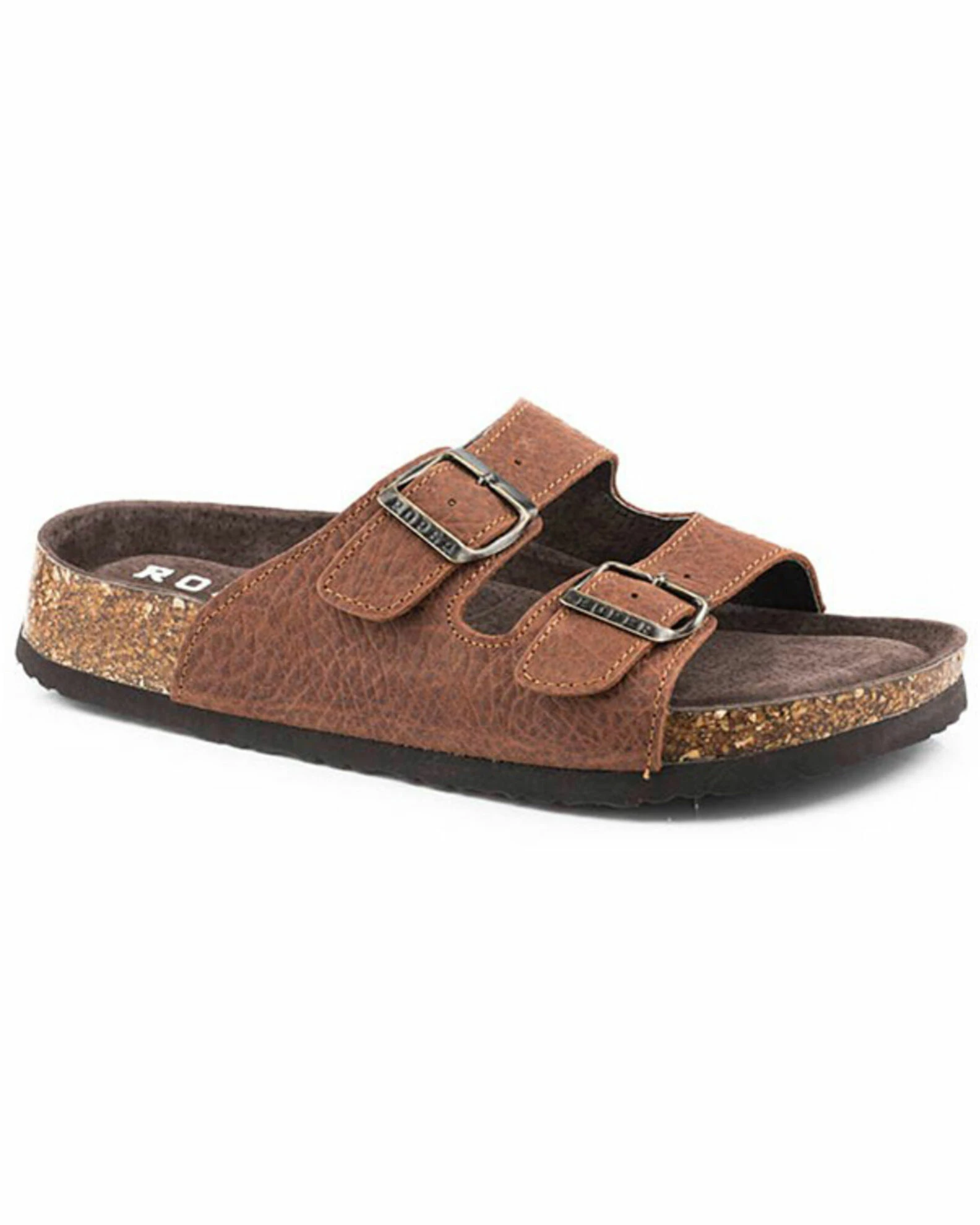 Roper Women's Delilah Buckle Sandals Tan 3 Roper Women's Delilah Buckle Sandals Tan