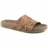 Roper Women's Destiny Floral Embossed Slide Sandal Tan 2 Roper Women's Destiny Floral Embossed Slide Sandal Tan -Roper Shop 2000377834 280 P1