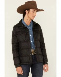 Roper Women's Quilted Parachute Down Jacket Black