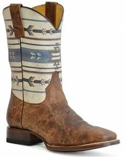 Roper Men's Cowboy Aztek Performance Western Boots - Fashion Square Toe 