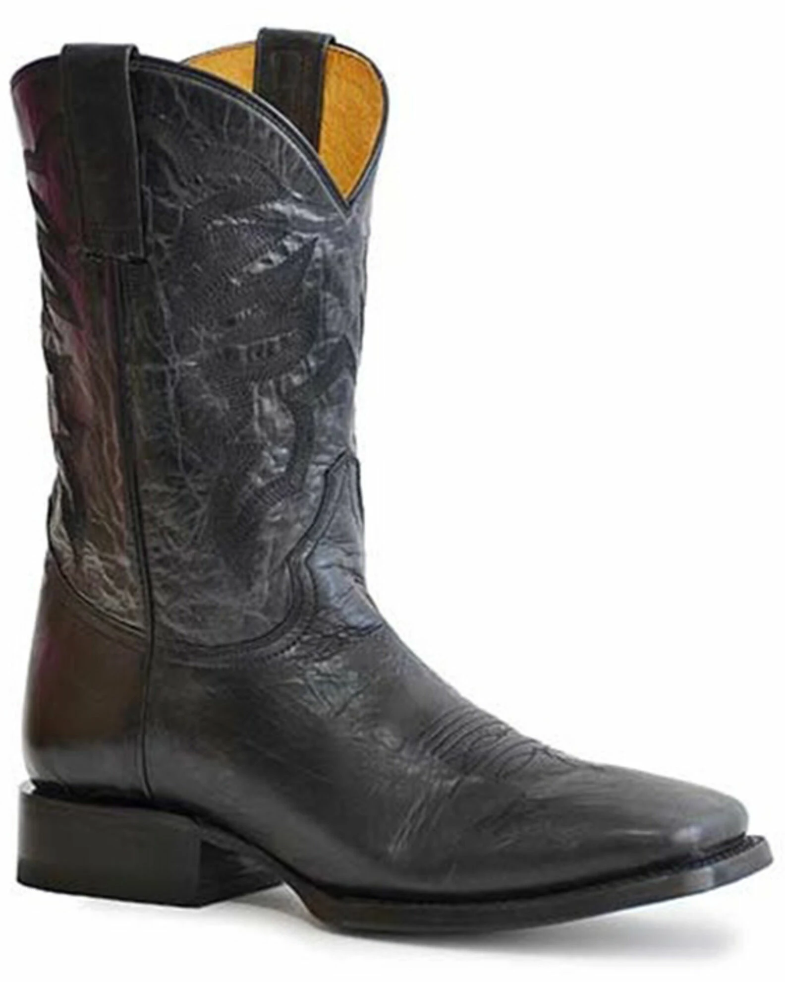 Roper Men's Parker Marbled Western Boots - Square Toe 3 Roper Men's Parker Marbled Western Boots - Square Toe
