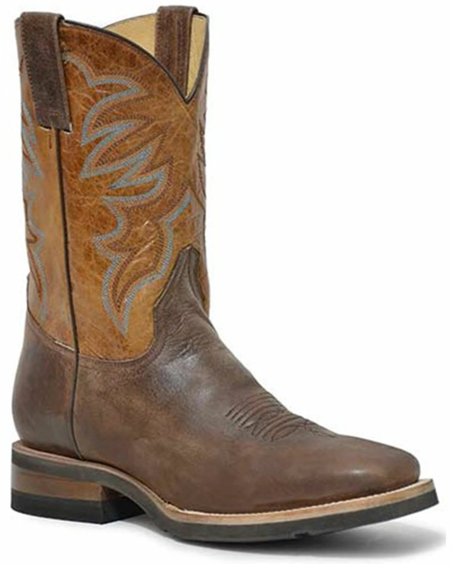 Roper Men's Work It Over Marbled Performance Western Boots - Square Toe 3 Roper Men's Work It Over Marbled Performance Western Boots - Square Toe