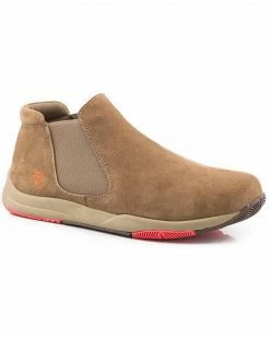 Roper Men's Clearcut Romeo Slip-On Casual Shoes - Round Toe Tan