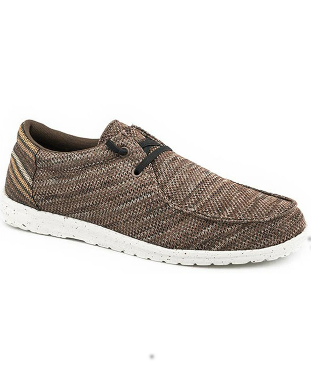 Roper Men's Hang Loose Low Lace-Up Casual Chukka Shoes - Moc Toe Brown 4 Roper Men's Hang Loose Low Lace-Up Casual Chukka Shoes - Moc Toe Brown - Image 2