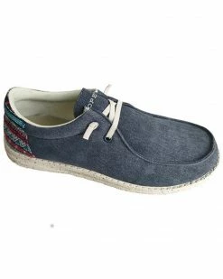 Roper Men's Hang Loose Southwestern Heel Casual Lace-Up Chukka Shoes - Moc Toe Blue 7 Roper Men's Hang Loose Southwestern Heel Casual Lace-Up Chukka Shoes - Moc Toe Blue -Roper Shop 2000379088 400 P1 1