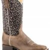 Roper Women's Cheetah Print Western Fashion Boots - Square Toe -Roper Shop 2000379605 200 P1