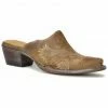 Roper Women's Mary Mule Slip On Western Shoes - Snip Toe Brown