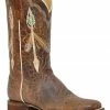 Roper Women's Arrow Feather Wide Calf Embroidered Western Boots - Square Toe 2 Roper Women's Arrow Feather Wide Calf Embroidered Western Boots - Square Toe -Roper Shop 2000379619 280 P1
