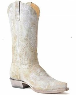 Roper Women's Wedding Vintage Embroidered Western Boots - Snip Toe
