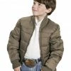 Roper Boys' Range Gear Quilted Nylon Jacket Khaki 2 Roper Boys' Range Gear Quilted Nylon Jacket Khaki -Roper Shop 266F69 28 P1