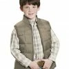 Roper Boys' Rangegear Quilted Nylon Vest Brown 1 Roper Boys' Rangegear Quilted Nylon Vest Brown -Roper Shop 266F71 41 P1