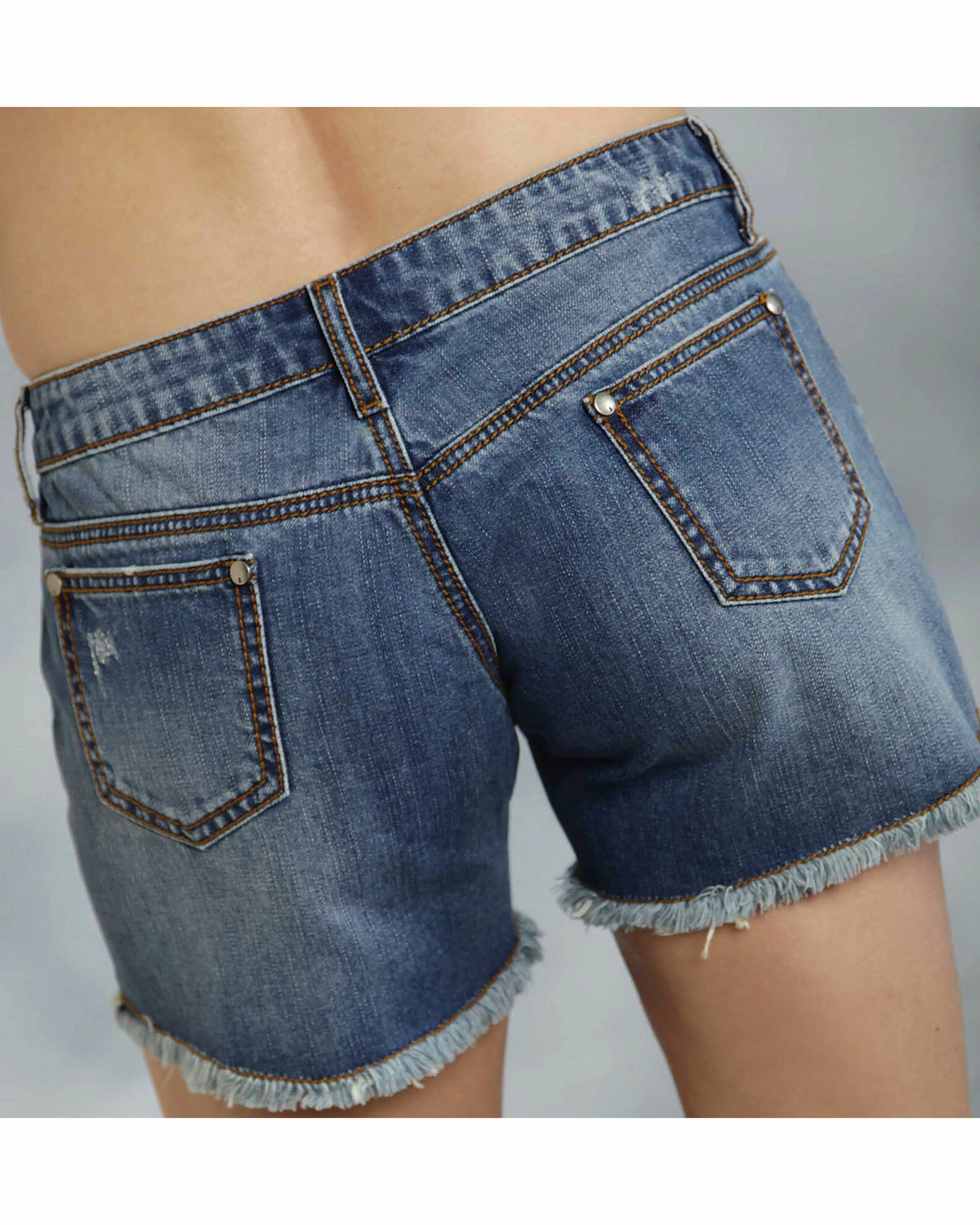 Roper Denim Boyfriend Star Print Shorts For Women's 3 Roper Denim Boyfriend Star Print Shorts For Women's - Image 3