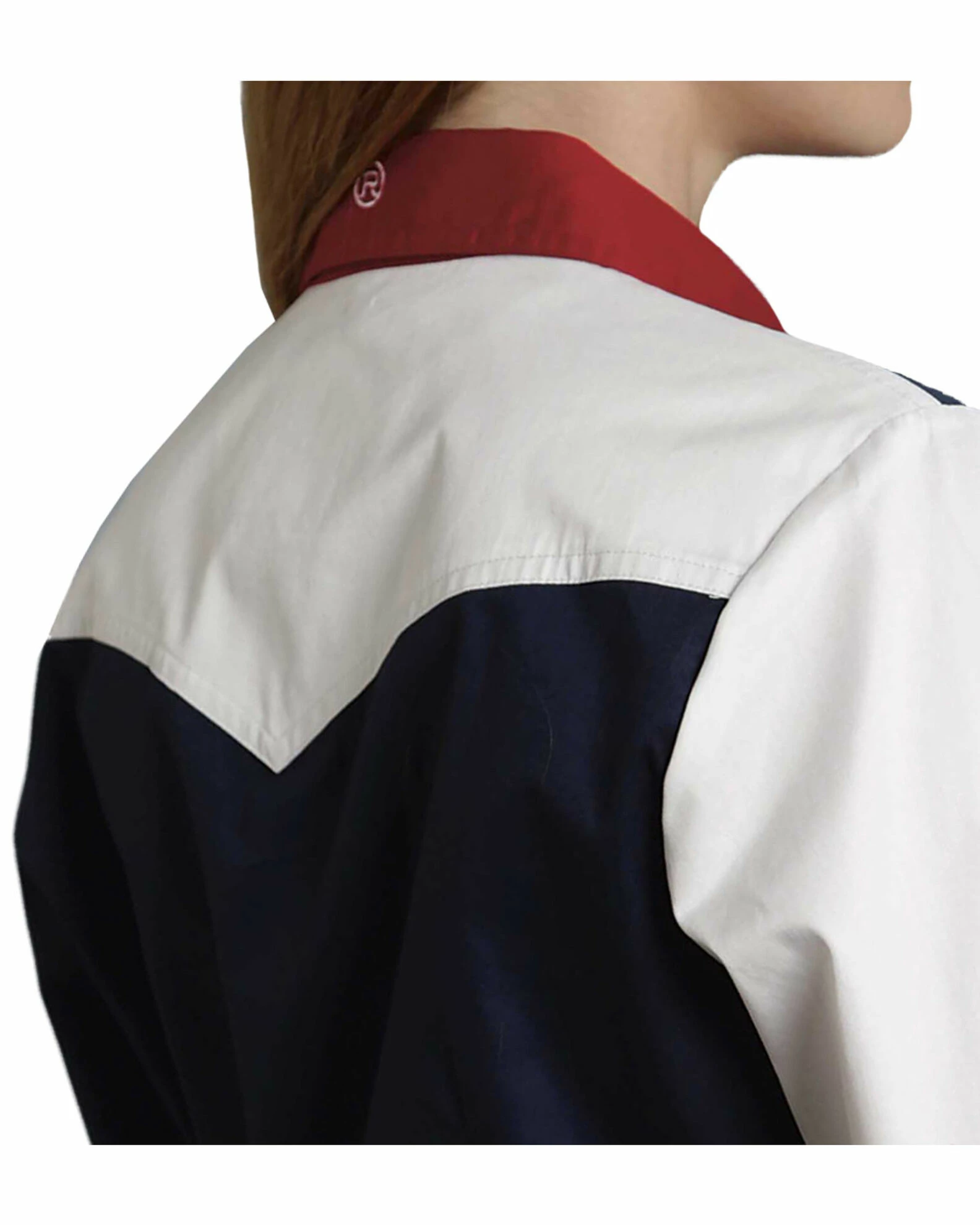 Roper Women's Stars & Stripes Colorblock Western Shirt Patriotic 5 Roper Women's Stars & Stripes Colorblock Western Shirt Patriotic - Image 3